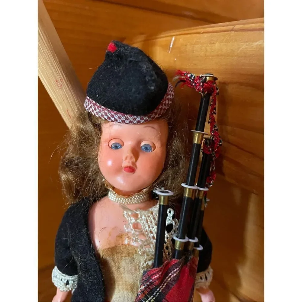 Vintage, 1950s, Scottish Folk Doll